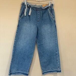Zara Girls Classic Collection Casual Blue Denim Pants Size 13/14